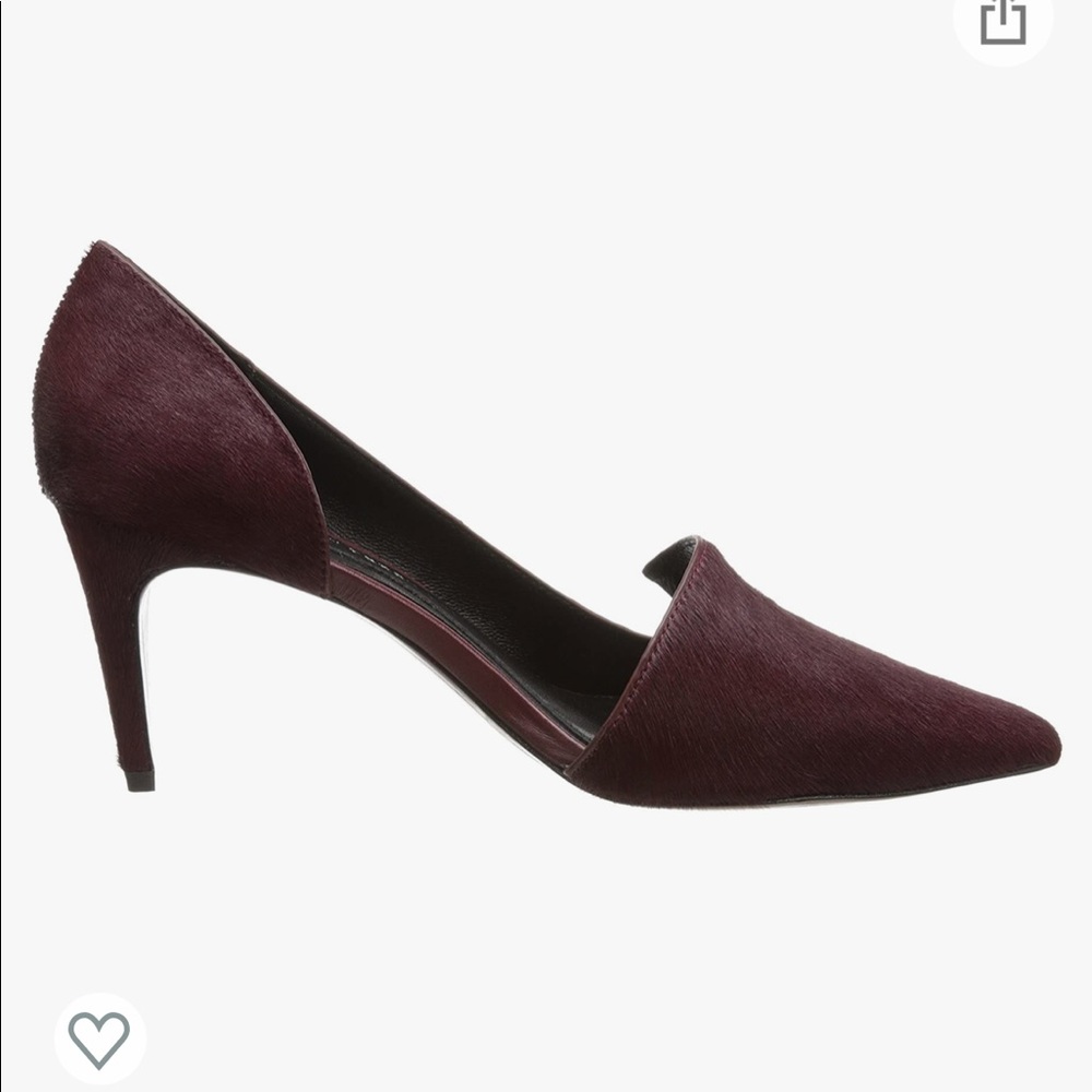 🎉HP🎉 NEW 10 Crosby Derek Lam Maccoy D’Orsay Pump Oxblood 8M - Picture 8 of 10
